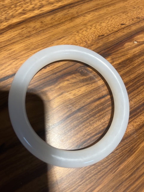 古玩玉器白玉手鐲真品鑒賞圖