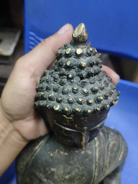 古玩銅器銅釋迦牟尼真品鑒賞圖