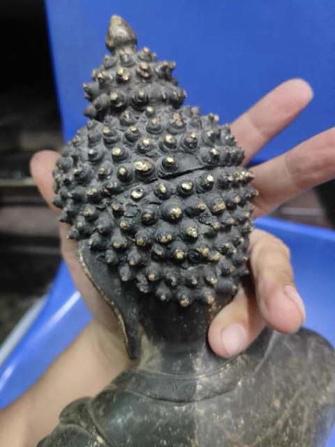 古玩銅器銅釋迦牟尼真品鑒賞圖