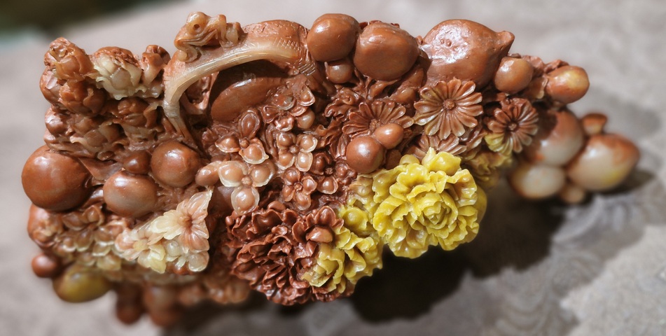 古玩雜項壽山石擺件真品鑒賞圖