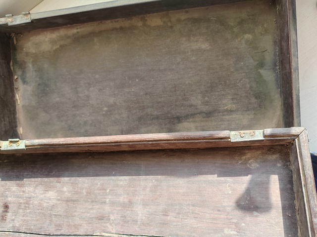 古玩雜項木拜貼箱真品鑒賞圖