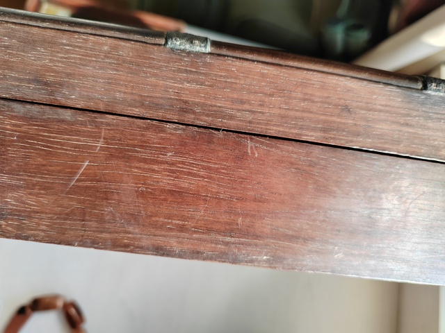 古玩雜項木拜貼箱真品鑒賞圖