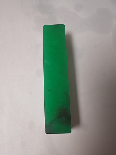 古玩玉器染色雅安石真品鑒賞圖