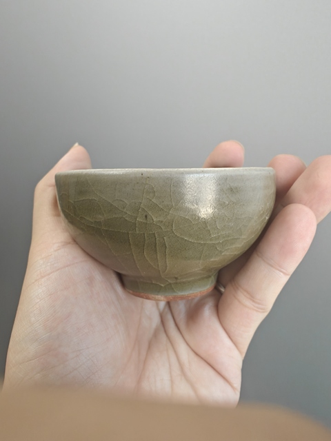 古玩陶瓷龍泉窯直口盞（泡泡盞）真品鑒賞圖