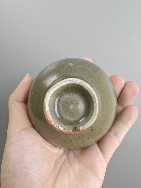 古玩陶瓷龍泉窯直口盞（泡泡盞）真品鑒賞圖