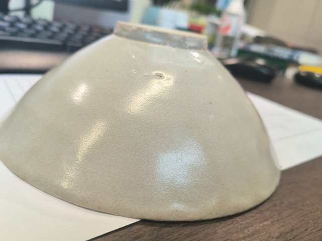 古玩陶瓷青白釉刻花碗真品鑒賞圖