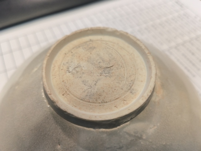 古玩陶瓷青白釉刻花碗真品鑒賞圖