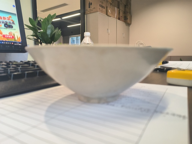 古玩陶瓷青白釉刻花碗真品鑒賞圖