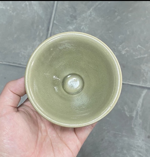 古玩陶瓷耀州窯素盞真品鑒賞圖