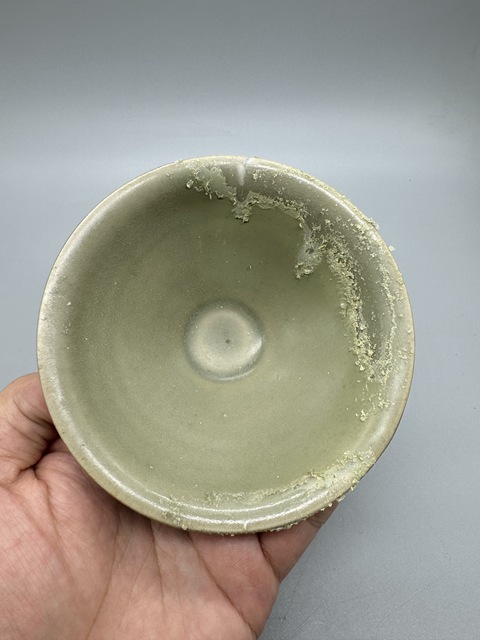 古玩陶瓷青釉盞真品鑒賞圖