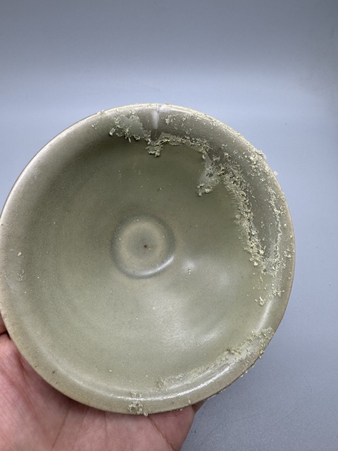 古玩陶瓷青釉盞真品鑒賞圖