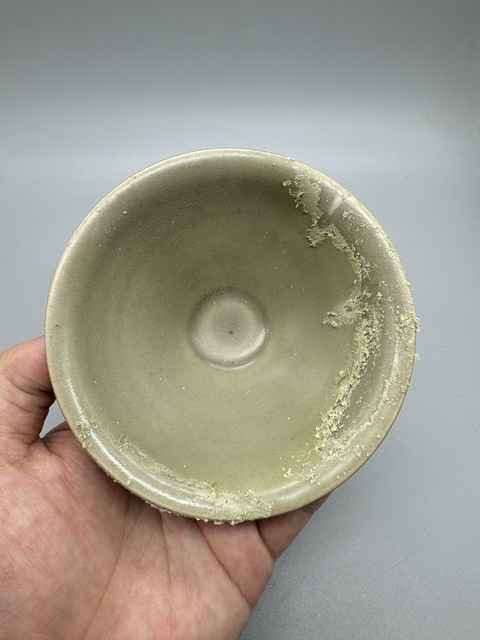 古玩陶瓷青釉盞真品鑒賞圖