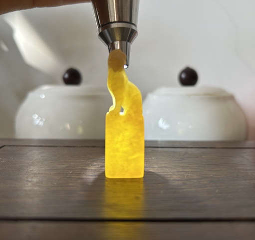 古玩雜項壽山田黃石印章真品鑒賞圖