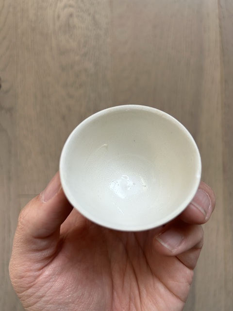 古玩陶瓷唐代鞏義窯白釉杯拍賣，當前價格9999元