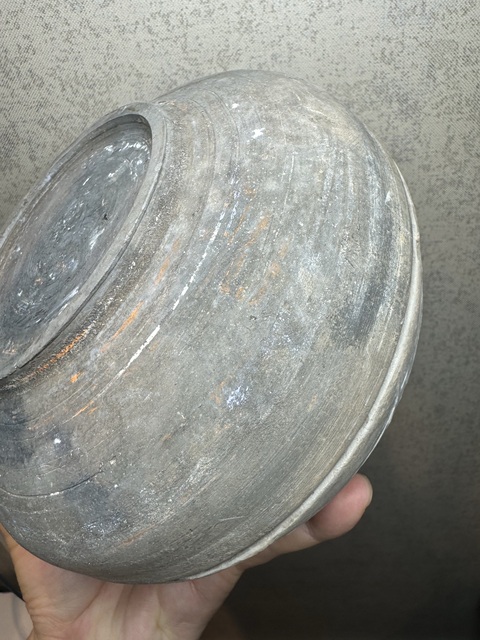 古玩陶瓷漢·云氣紋陶盒真品鑒賞圖