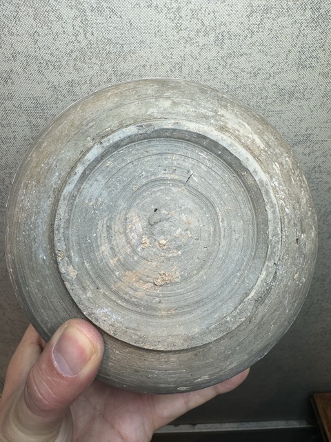 古玩陶瓷漢·云氣紋陶盒真品鑒賞圖