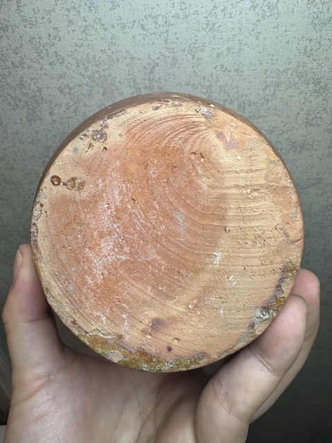 古玩陶瓷漢·水波紋釉陶瓶真品鑒賞圖