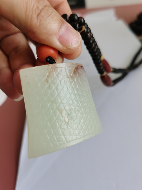 古玩玉器仿古玉劍飾真品鑒賞圖