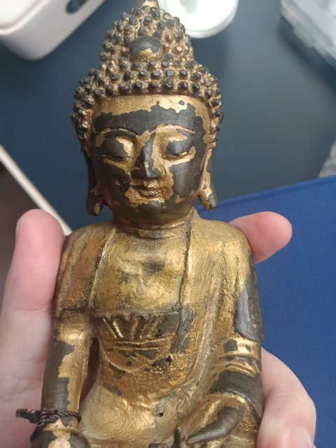 古玩銅器釋迦牟尼佛真品鑒賞圖