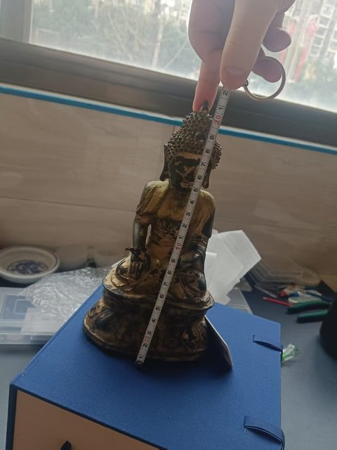 古玩銅器釋迦牟尼佛真品鑒賞圖