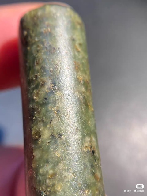 古玩玉器玉管珠真品鑒賞圖