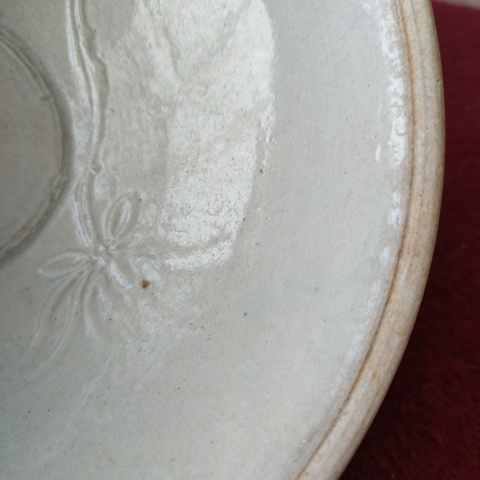 古玩陶瓷青白釉刻仰蓮紋碗真品鑒賞圖