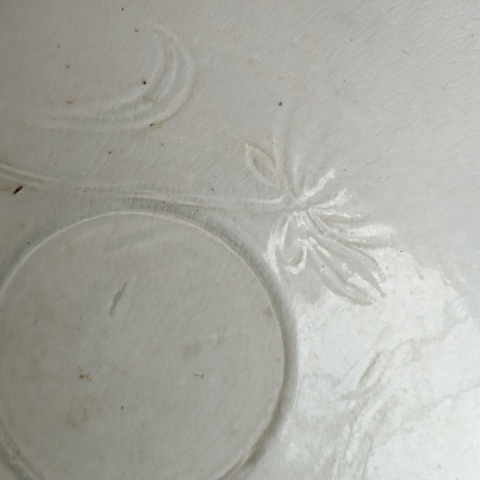 古玩陶瓷青白釉刻仰蓮紋碗真品鑒賞圖