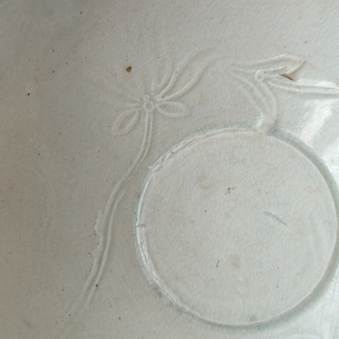 古玩陶瓷青白釉刻仰蓮紋碗真品鑒賞圖