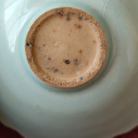 古玩陶瓷湖田窯影青釉葵口盞拍賣，當前價格3800元