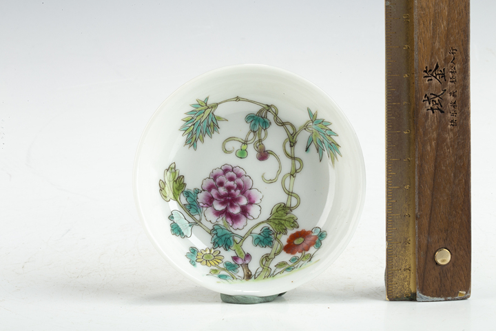 古玩陶瓷民國·粉彩福祿富貴紋筆舔真品鑒賞圖