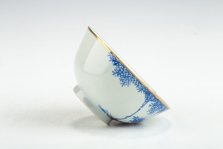 古玩陶瓷民國·料彩墨石竹影紋茶碗
拍賣，當(dāng)前價格0元