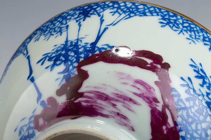 古玩陶瓷民國·料彩墨石竹影紋茶碗
拍賣，當(dāng)前價格0元