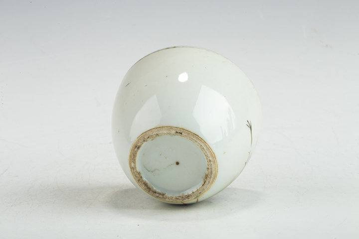 古玩陶瓷民國·粉彩松鶴延年紋溫酒器真品鑒賞圖