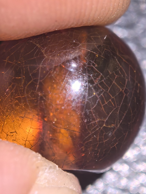 古玩雜項琥珀珠真品鑒賞圖