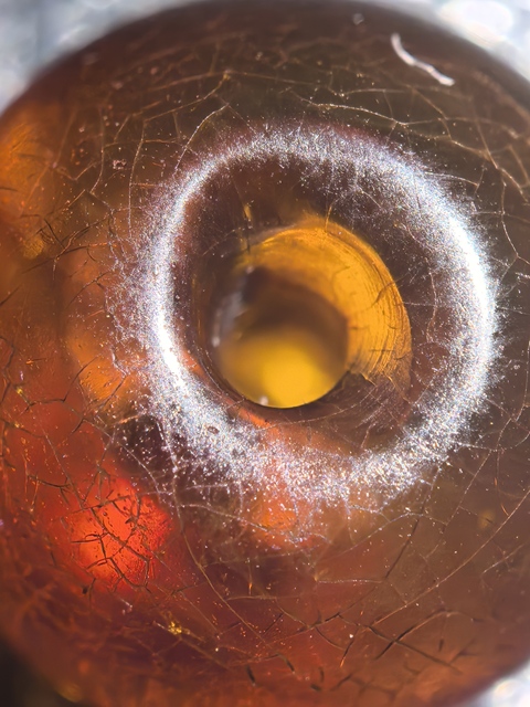 古玩雜項琥珀珠真品鑒賞圖