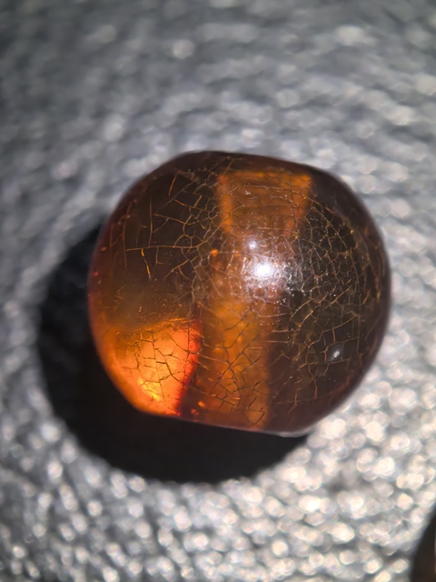 古玩雜項琥珀珠真品鑒賞圖