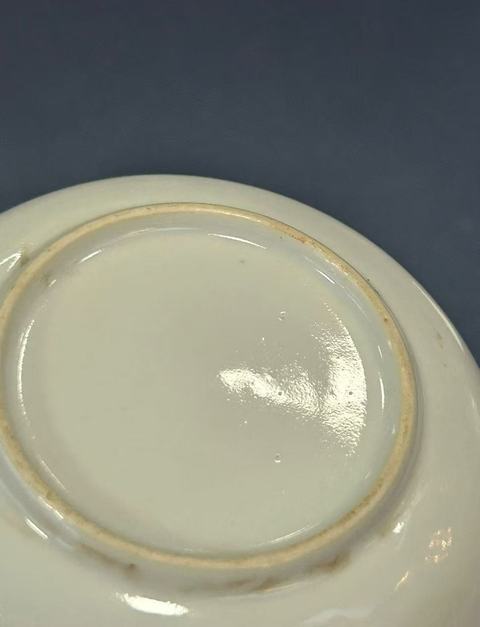 古玩陶瓷清雍正 粉彩牡丹公雞盤真品鑒賞圖