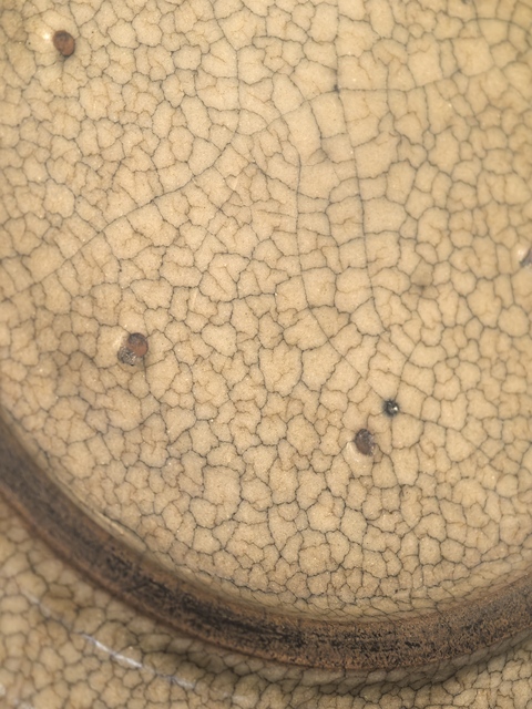 古玩陶瓷哥釉筆洗真品鑒賞圖