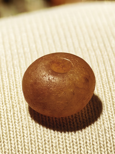 古玩玉器老水晶珠真品鑒賞圖