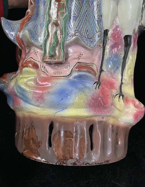 古玩陶瓷民國大號壽星塑像拍賣，當前價格688元