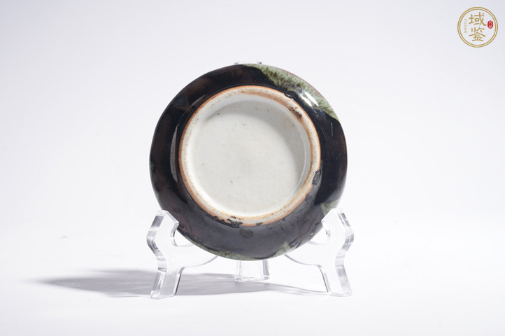 古玩陶瓷窯變釉三羊開泰紋洗真品鑒賞圖