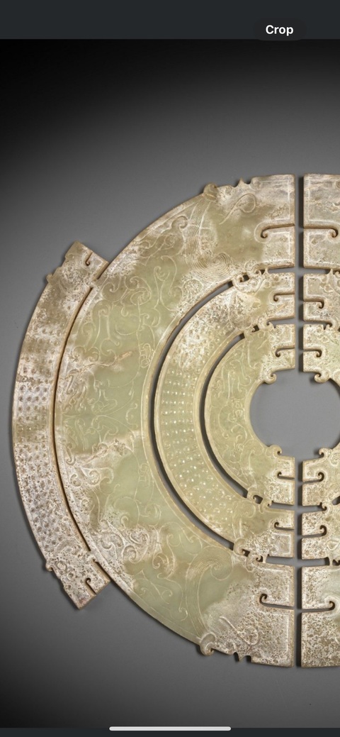 古玩玉器仿古玉璧真品鑒賞圖