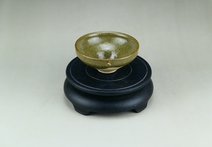 古玩陶瓷精品:南宋吉州窯茶葉末釉茶盞（珍貴釉色）拍賣，當前價格1388元