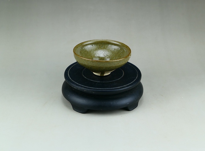 古玩陶瓷精品:南宋吉州窯茶葉末釉茶盞（珍貴釉色）拍賣，當前價格1388元