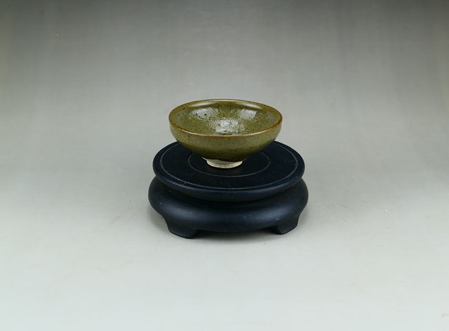 古玩陶瓷精品:南宋吉州窯茶葉末釉茶盞（珍貴釉色）拍賣，當前價格1388元