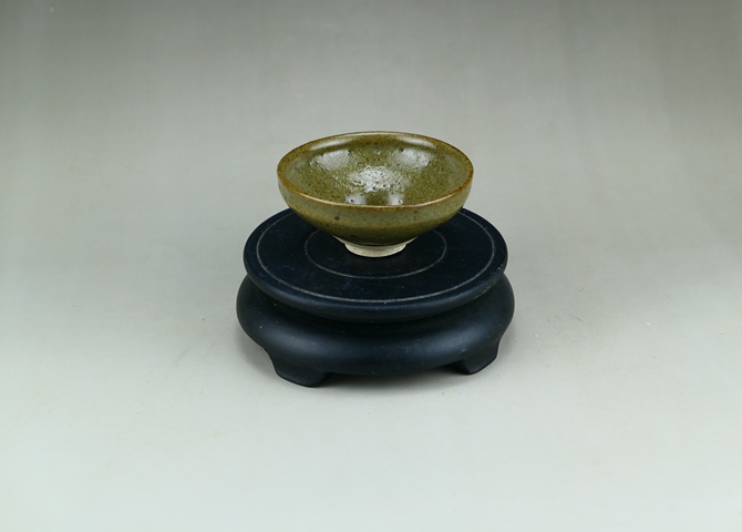 古玩陶瓷精品:南宋吉州窯茶葉末釉茶盞（珍貴釉色）拍賣，當前價格1388元