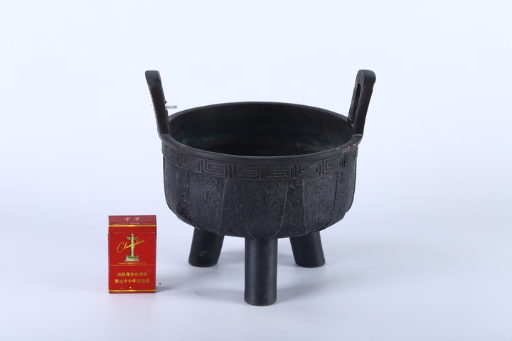 古玩雜項銅鼎真品鑒賞圖