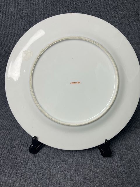 古玩陶瓷廣彩人物故事花卉紋大盤真品鑒賞圖