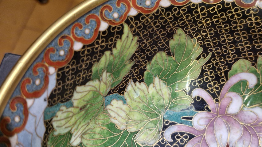 古玩銅器景泰藍(lán)碗真品鑒賞圖