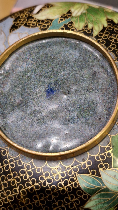 古玩銅器景泰藍(lán)碗真品鑒賞圖